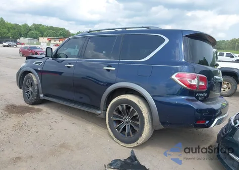 2017 Nissan Armada Platinum z USA, uszkodzony, nr VIN JN8AY2NC3H9505926